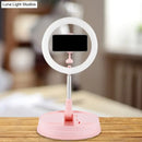 GobekUsa Pink Metallic LED Makeup Flash Light - Modern USB Style