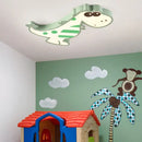 GobekUsa Dino LED Ceiling Lamp for Children's Room: Simple Modern Design, Intelligent Control