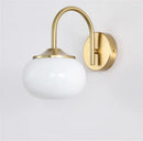 GobekUsa Glass Ball Wall Lamp: Modern Pink & White Stylish Lighting Fixture for Living Room