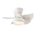 GobekUsa 22" Ceiling Fan with Light & Remote Control, Small Mini Kids Room Fan in Pink/White/Black/Yellow