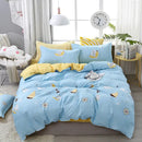 GobekUsa Cartoon Printed Bedding Sets - Soft Quilt Cover Kit for All Seasons