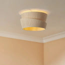 GobekUsa Cream LED Ceiling Chandelier for Living Room Dining Bedroom