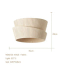 GobekUsa Cream LED Ceiling Chandelier for Living Room Dining Bedroom