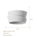 GobekUsa Cream LED Ceiling Chandelier for Living Room Dining Bedroom