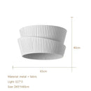 GobekUsa Cream LED Ceiling Chandelier for Living Room Dining Bedroom