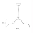 GobekUsa Double Diffuse Pendant Lights LED E27 for Kitchen Island Living Room