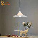 GobekUsa French Medieval LED Iron Art Glass Pendant Lights for Home Decor