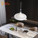 GobekUsa French Medieval LED Iron Art Glass Pendant Lights for Home Decor