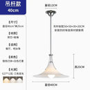 GobekUsa French Medieval LED Iron Art Glass Pendant Lights for Home Decor