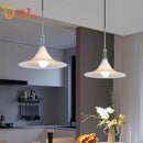 GobekUsa French Medieval LED Iron Art Glass Pendant Lights for Home Decor