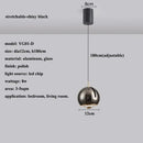 GobekUsa Adjustable Angle LED Pendant Light: Modern Stretchable Chandelier for Home Decor