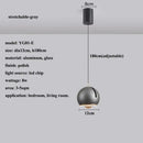 GobekUsa Adjustable Angle LED Pendant Light: Modern Stretchable Chandelier for Home Decor