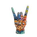 GobekUsa Hand Statue 19cm Modern Pop Art Resin Sculpture Home Decor