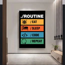 GobekUsa Modern Programmer Gamer Canvas Wall Art