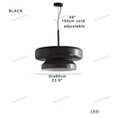 GobekUsa Italian Glass Pendant Light for Dining Table and Cafe Decor