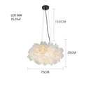 GobekUsa Clizia LED Chandelier - New Design Acrylic Suspended Bedroom Cafe Lights