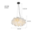 GobekUsa Clizia LED Chandelier - New Design Acrylic Suspended Bedroom Cafe Lights