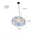 GobekUsa Clizia LED Chandelier - New Design Acrylic Suspended Bedroom Cafe Lights