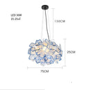 GobekUsa Clizia LED Chandelier - New Design Acrylic Suspended Bedroom Cafe Lights