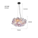 GobekUsa Clizia LED Chandelier - New Design Acrylic Suspended Bedroom Cafe Lights