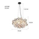 GobekUsa Clizia LED Chandelier - New Design Acrylic Suspended Bedroom Cafe Lights