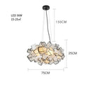 GobekUsa Clizia LED Chandelier - New Design Acrylic Suspended Bedroom Cafe Lights