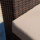 Modern Rattan Outdoor Water-Resistant Wicker Patio Chairs With Cushions [Set Of 2 PCS] (SAK76544)