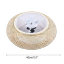 GobekUsa Modern Rattan Pendant Light - LED Ceiling Fan