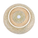 GobekUsa Modern Rattan Pendant Light - LED Ceiling Fan
