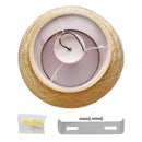 GobekUsa Modern Rattan Pendant Light - LED Ceiling Fan