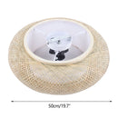 GobekUsa Modern Rattan Pendant Light - LED Ceiling Fan