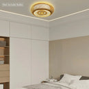 GobekUsa Modern Rattan Pendant Light - LED Ceiling Fan