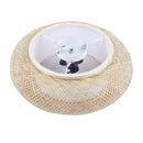 GobekUsa Modern Rattan Pendant Light - LED Ceiling Fan