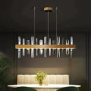 GobekUsa Kyala - Modern Rectangle Gold  Crystal Chandelier