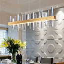 GobekUsa Kyala - Modern Rectangle Gold  Crystal Chandelier