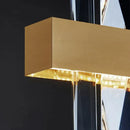 GobekUsa Kyala - Modern Rectangle Gold  Crystal Chandelier