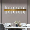GobekUsa Kyala - Modern Rectangle Gold  Crystal Chandelier