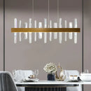 GobekUsa Kyala - Modern Rectangle Gold  Crystal Chandelier