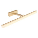 Modern rectangular acrylic golden mirror cabinet light for bathroom by Decorbites