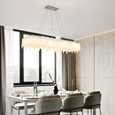 GobekUsa Adjustable Acrylic LED Island Pendant Light with Hanging Cord