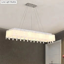 GobekUsa Adjustable Acrylic LED Island Pendant Light with Hanging Cord