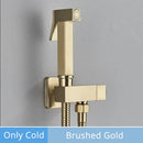 GobekUsa Brass Bidet Faucet Single Cold Water Toilet Handle Jet Sprayer Mixer