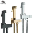GobekUsa Brass Bidet Faucet Single Cold Water Toilet Handle Jet Sprayer Mixer