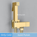 GobekUsa Brass Bidet Faucet Single Cold Water Toilet Handle Jet Sprayer Mixer