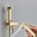 GobekUsa Brass Bidet Faucet Single Cold Water Toilet Handle Jet Sprayer Mixer