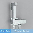 GobekUsa Brass Bidet Faucet Single Cold Water Toilet Handle Jet Sprayer Mixer