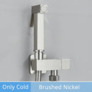GobekUsa Brass Bidet Faucet Single Cold Water Toilet Handle Jet Sprayer Mixer