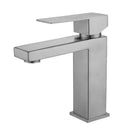 GobekUsa Brushed Gold Basin Faucet Single Handle Cold Hot Water Mixer Deck Mounted