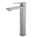 GobekUsa Brushed Gold Basin Faucet Single Handle Cold Hot Water Mixer Deck Mounted