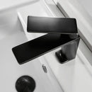 GobekUsa Brushed Nickel Bathroom Sink Faucet Single Handle Basin Mixer Tap